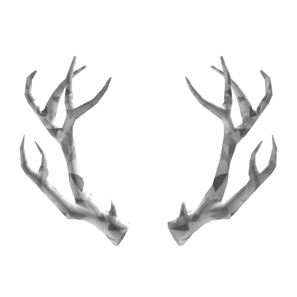 White Sparkle Time Antlers