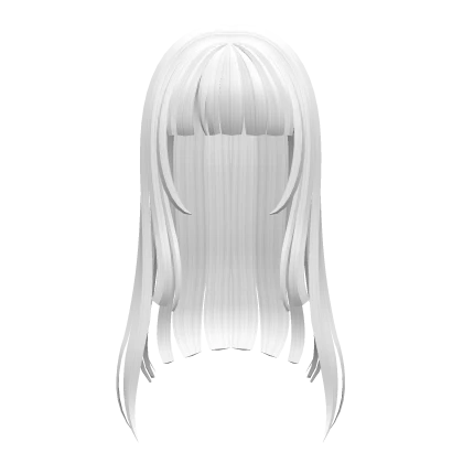 ♡ : white dolly hime cut long hair