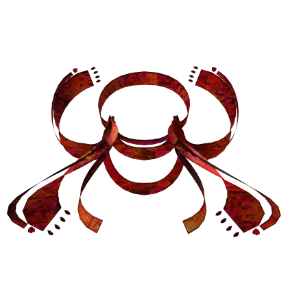 Red Ancient Flowing Shawl