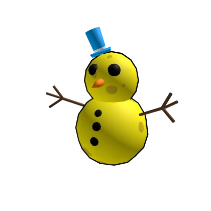 Sponge Snowman