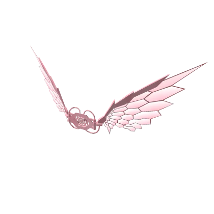 Glitching Pink Mecha Honey Bee Honeycomb Wings