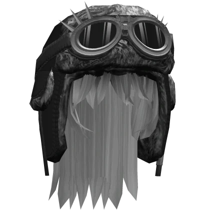 Ushanka with White Anime Hair