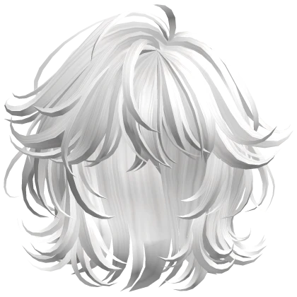 White Grunge Layered Hair