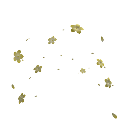 Yellow Falling Blossoms [Flower Aura]