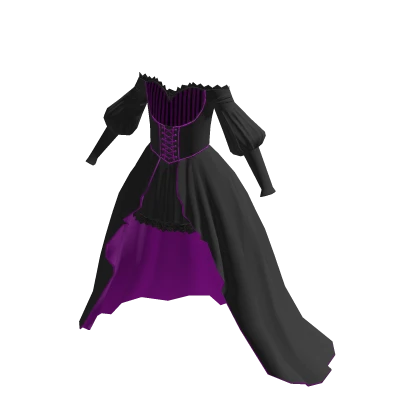 Purple Dark lady dress
