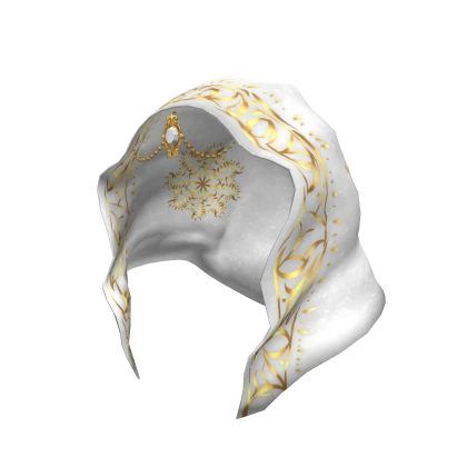 Mystic charmed Veil - white/gold