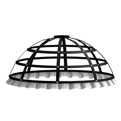 gothic ロリータ ruffled cage skirt