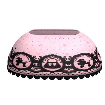 grottie’s french poodle cute harajuku egl skirt