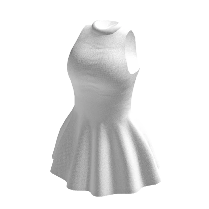 🤍 Cute White Skater Dress