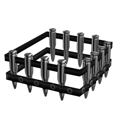left leg bullet belt (1.0/3.0) black