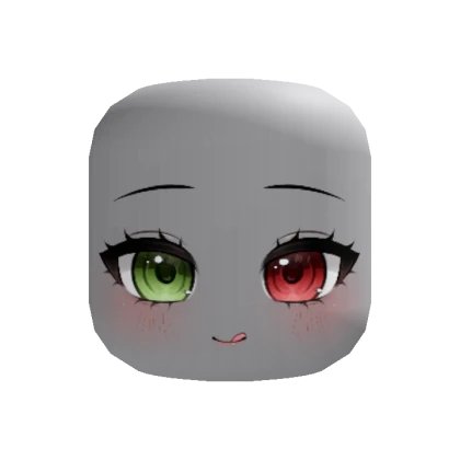 Christmas Kawaii Yum Chibi Face (Recolorable)
