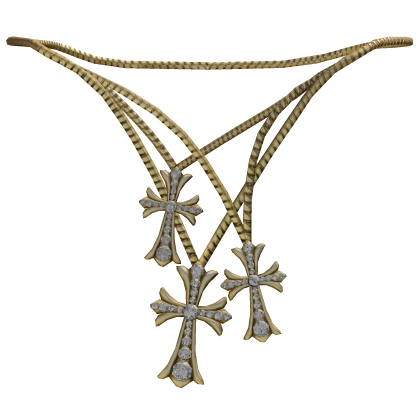 Chrome Cross Chain Stacked 1.0
