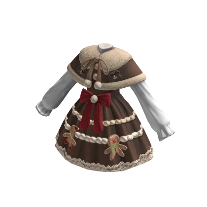 🍀Cute Winter Dress Outfit (Brown)