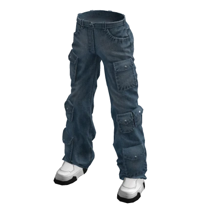 Cargo Pants Jeans Urban Baggy Cargos Canvas Y2K