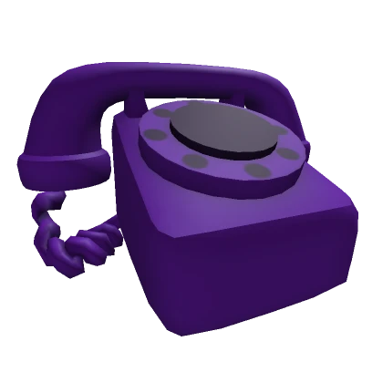 Purple Rotary Phone Head