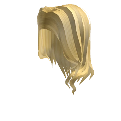 Stylish Parted Hair Gold