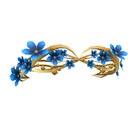 Blue Spring Flower Crown