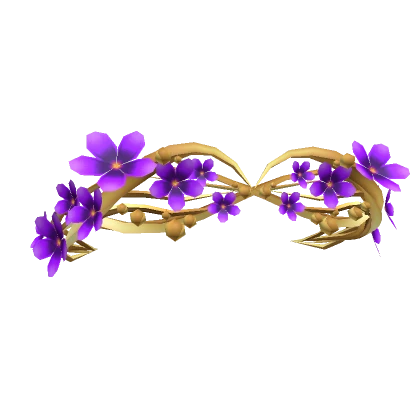 Purple Flower Crown