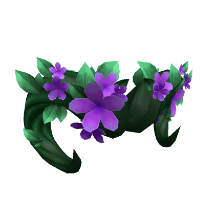 Purple Garden Horns