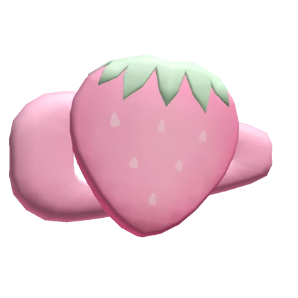 Pink Strawberry Hair Clip