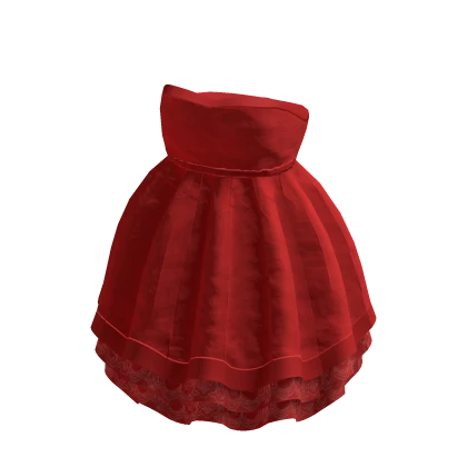 Cute Doll Dress in Red