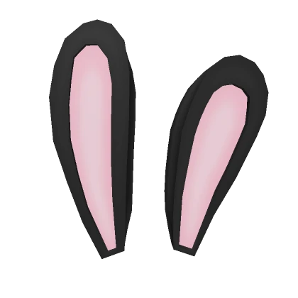 Black Bunny Ears