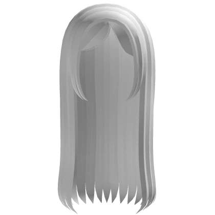 ♡ : long silky doll-like anime white hair