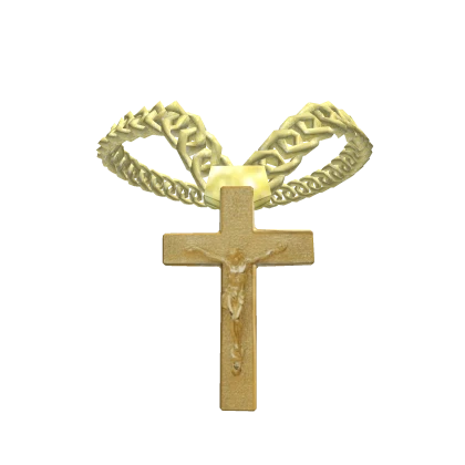 Jesus Cross Bling Chain