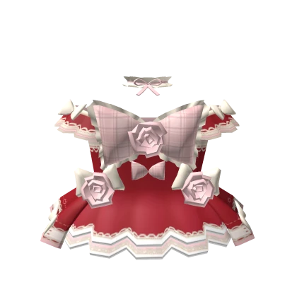 🎀3.0 Romantic Red princess doll dress