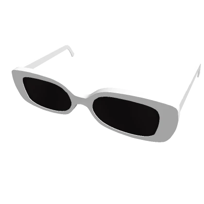 White Frame Sunglasses