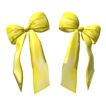 Yellow Bows for Buns