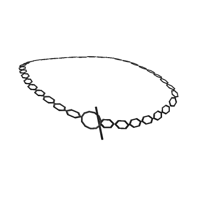 Black Pin Clasp Chain Necklace 3.0