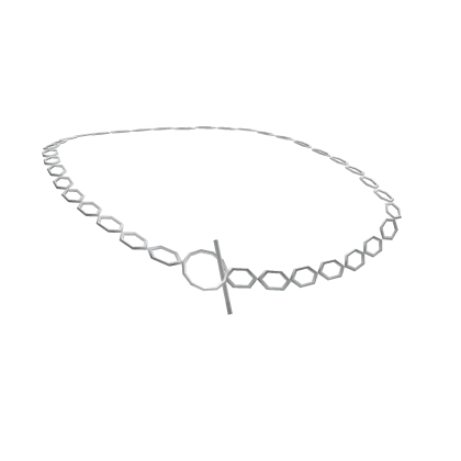 Silver Pin Clasp Chain Necklace 3.0