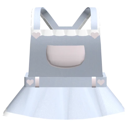 ♡ : blue cutesy small overalls
