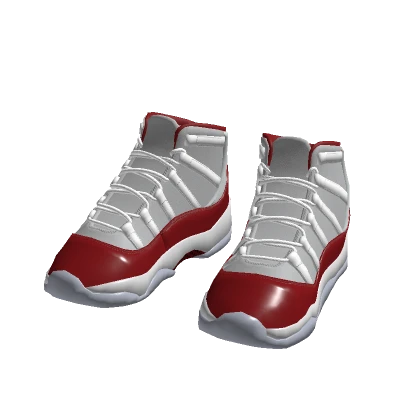 Red and White Jord 11s