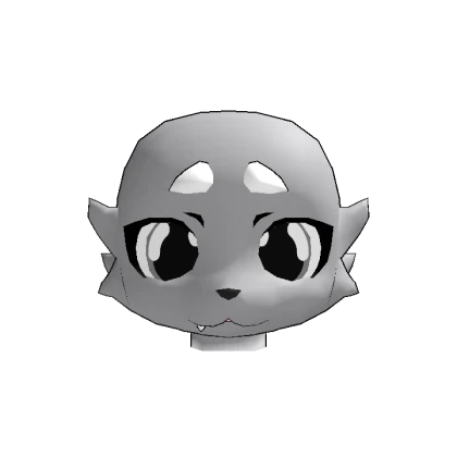 Blank Wolf Fang Kemono Furry Fursuit Head