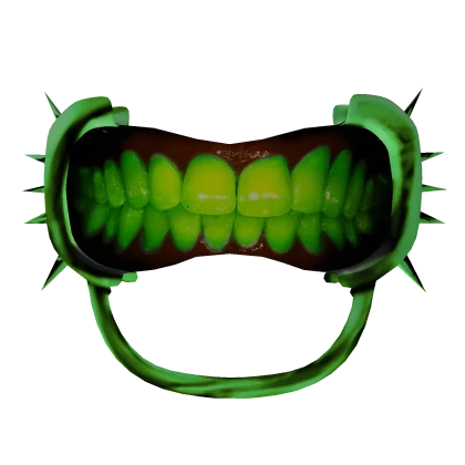 green teeth dental accessory (spikes)