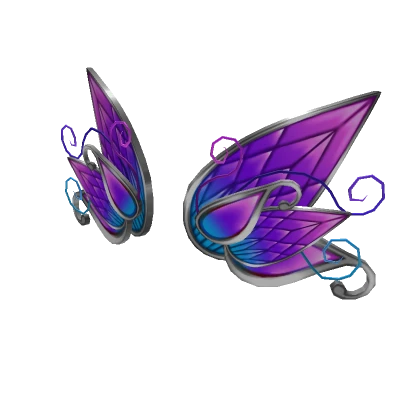 Fairy Wings Hairclip - Purple