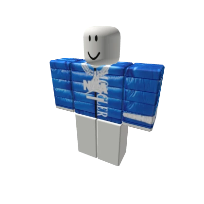 NBA YOUNGBOY 4KT X MONCLEAR Blue Puff Jacket