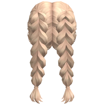 Soft Double Heart Braids (Blonde)