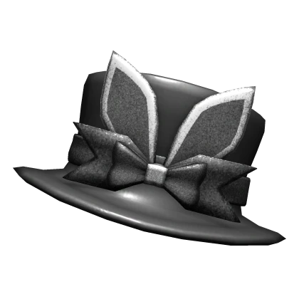 Rabbit Bow Top Hat
