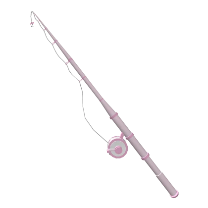 kawaii fishing rod pink (matching)