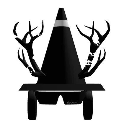 Beatiful Black Cone + Antlers + Headphones + shade