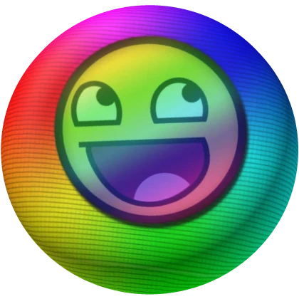 Rainbow epic face pin 