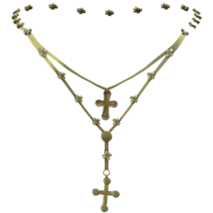 Urban Glam Stacked Rosary Necklace Set - 1.0