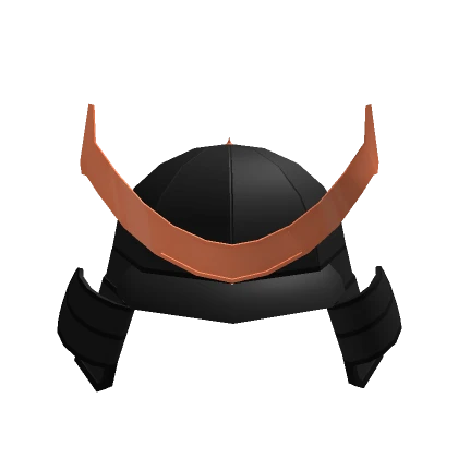 Black Samurai Warrior Helmet