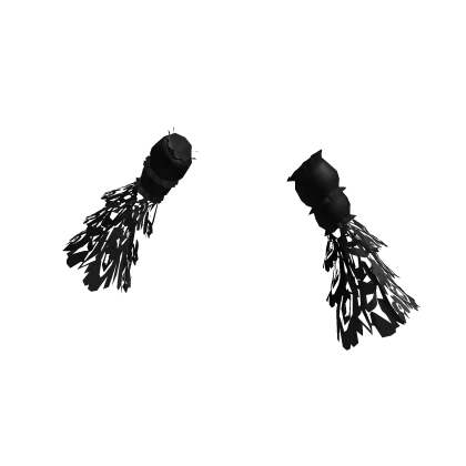 ♡ Black realistic lace ruffled sleeves