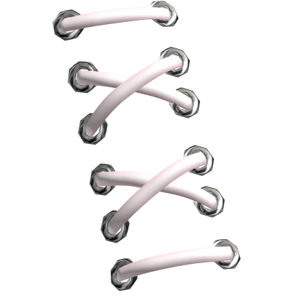 3.0 Shoulder Laced Up Piercings Pink (Left)