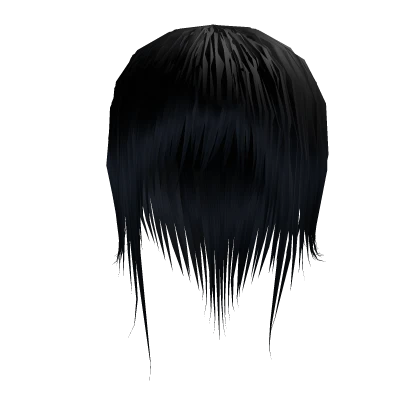 Black/Blue Wispy Long Vkei Hair