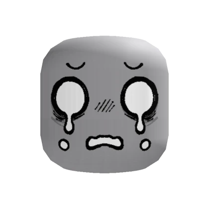 Crying Sobbing Scene Face (Recolorable)